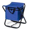 Silla Plegable Con Asas Y Nevera, Aluminio, 26x32x34 Cm, Azul