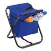 Silla Plegable Con Asas Y Nevera, Aluminio, 26x32x34 Cm, Azul