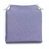 Pack 4 Cojines Para Sillas, 40x40x4 Cm, Funda Lavable, Morado