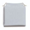 Pack 4 Cojines Para Sillas, 40x40x4 Cm, Funda Lavable, Gris