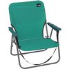 Pack 2 Silla Playa Plegable Con Asa, Azul Y Turquesa, 51x60x48 Cm