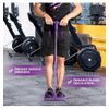 Bandas De Resistencia Elásticas Con Pedal Tubo Látex Para Ejercicio Fitness Pilates Yoga