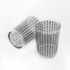 Scalpers Home | Vasos De Cristal Transparente | Juego De 2 Vasos De Sidra | Capacidad De 520 Ml | Diseño Con La Calavera Fabricados En Cristal