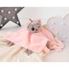 Doudou Kiokids Gato Rosa 30 Cm