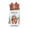 Juego De Funda Nórdica Infantil Oso Bosque