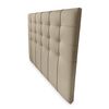 Cabecero 100 X 120 Cm Venecia Acolchado, Tapizado Premium En Polipiel De Alta Gama, Beige