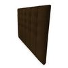 Cabecero 90 X 120 Cm Venecia Acolchado, Tapizado Premium En Polipiel De Alta Gama, Chocolate