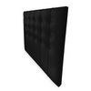 Cabecero 90 X 120 Cm Venecia Acolchado, Tapizado Premium En Polipiel De Alta Gama, Negro