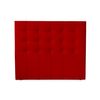 Cabecero 100 X 120 Cm Venecia Acolchado, Tapizado Premium En Polipiel De Alta Gama, Rojo