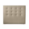 Cabecero 90 X 120 Cm Madrid Acolchado, Tapizado Premium En Polipiel De Alta Gama, Beige