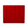 Cabecero 90 X 120 Cm Madrid Acolchado, Tapizado Premium En Polipiel De Alta Gama, Rojo