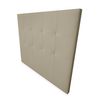 Cabecero 100 X 120 Cm Oporto Acolchado, Tapizado Premium En Polipiel De Alta Gama, Beige