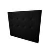 Cabecero 90 X 120 Cm Oporto Acolchado, Tapizado Premium En Polipiel De Alta Gama, Negro