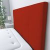 Cabecero 90 X 120 Cm Oporto Acolchado, Tapizado Premium En Polipiel De Alta Gama, Rojo