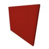 Cabecero 90 X 120 Cm Oporto Acolchado, Tapizado Premium En Polipiel De Alta Gama, Rojo