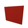 Cabecero 100 X 120 Cm Oporto Acolchado, Tapizado Premium En Polipiel De Alta Gama, Rojo