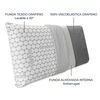 Almohada Viscoelástica 70 X 40 Cm Carbono Visco | Máximo Confort Y Excelente Adaptabilidad Con Propiedades Antiestrés