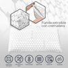 Almohada Viscoelástica  90 X 40 Cm Carbono Premium | Máximo Confort Y Excelente Adaptabilidad Con Propiedades Antiestrés