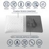 Pack 2 Almohadas Viscoelásticas 90 X 40 Cm Carbono Premium | Máximo Confort Y Excelente Adaptabilidad Con Propiedades Antiestrés
