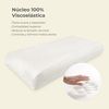 Almohada Viscoelástica 80 X 40 Cm Aloe Vera Premium | Máximo Confort Y Excelente Adaptabilidad Con Propiedades Antiestrés