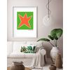 Cuadro Lienzo Agatha Ruiz De La Prada Estrella Verde 70x100cm