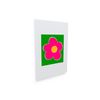 Cuadro Lienzo Agatha Ruiz De La Prada Flor Fondo Verde 21x30cm