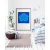 Póster Agatha Ruiz De La Prada Nube Fondo Azul 50x70cm