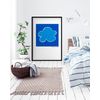 Cuadro Metacrilato Enmarcado Agatha Ruiz De La Prada Nube Fondo Azul 50x70cm