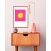 Póster Agatha Ruiz De La Prada Sol Fondo Rosa 50x70cm