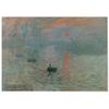 Póster Claude Monet 100x70cm Impresión, Sol Naciente