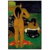 Póster Paul Gauguin 21x30cm Mujeres Tahitianas Bañándose
