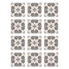 Azulejos Adhesivos Gris 20x20cm Pack De 24 Azulejo Oriental