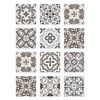 Azulejos Adhesivos Gris 100x10cm Pack De 8 Baldosa Hidráulico Oriental