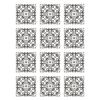 Azulejos Adhesivos Gris 15x15cm Pack De 48 Azulejo Hidráulico Tipo Oriental