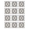 Azulejos Adhesivos Gris 10x10cm Pack De 72 Hidráulica Tipo Oriental