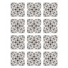 Azulejos Adhesivos Gris 20x20cm Pack De 24 Baldosín Oriental Caleidoscopio