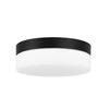 Forlight Giro - Plafón De Techo Led Para Baño Con Ip44 Con Luz Regulable Cálida 3000k Y Neutra 4000k. Color Negro