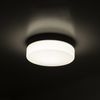 Forlight Giro - Plafón De Techo Led Para Baño Con Ip44 Con Luz Regulable Cálida 3000k Y Neutra 4000k. Color Negro