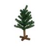 Árbol De Navidad 68 Ramas Base Madera Verde 60 Cm