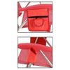 Silla Plegable Rojo Naranja 5 Posiciones 113 X 60 X 59 Cm