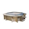 Spa Hinchable Con Estructura De Madera Panelada K2o Seychelles 250x275x71 Cm Para 4-6 Personas Con Hydrojets