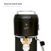 Cafetera Express Semiautomática Caprizze Hikari 1400 W 20 Bares Con Vaporizador Y Espumador Usb Incluido Color Negro Mate