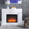 Chimenea Eléctrica Moderna De Pie Chemin'arte 102, Blanca, 2000w con  Ofertas en Carrefour