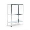 Estantería Metálica Galvanizada Catter House Nils Solid 90 - 70x30x90 Cm Con 3 Baldas De Acero Galvanizado Soporta Hasta 150 Kg