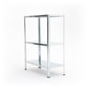 Estantería Metálica Galvanizada Catterhouse Nils Solid 90 - 70x30x90 Cm Estantería De Almacenaje Con 3 Baldas De Acero Galvanizado Soporta Hasta 150 Kg