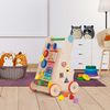 Andador Para Bebés Multiactividades Montessori Robincool Salamina 33x31,5x52 Cm De Madera Eco Estimula El Desarrollo Psicomotor