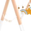 Gimnasio Para Bebé Montessori Robincool Hanger 60x44x57 Cm Madera Ecológica | Gimnasio De Actividades | Arco De Juego Multicolor | Patas Antideslizantes