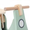 Scooter Retro Moto Infantil De Madera Ecológica Montessori Robincool Motorbike 73x27x51 Cm Correpasillos Sin Pedales  | Ruedas Hinchables | Sillín Regulable | Color Verde Mint | Certificado Ce Y En71