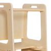 Torre De Aprendizaje De Madera Para Bebés Montessori Robincool Evolutive Ii 43x40x86cm Convertible En Mesa Y Silla 3 En 1 | Barra De Seguridad | Pizarra | Escalera Evolutiva Modular Para Niños