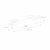 Grifo Mezclador De Ducha K2o Chillout Relax 26,2x6,3x7,1 Cm Diseño Cuadrado De Latón Cromado Con Grifo Termostático Y Dos Mandos